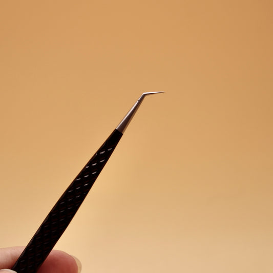 Extra Long 45° Fibre Tip Tweezer