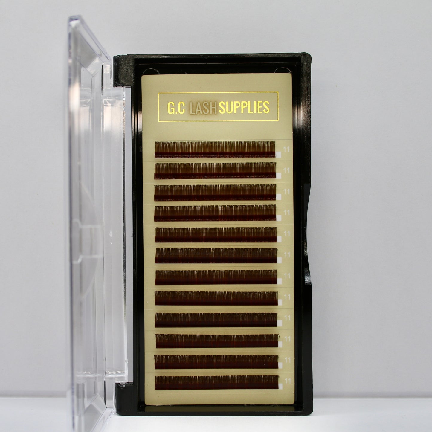 Brown Matte Individual Lashes Mixed Tray