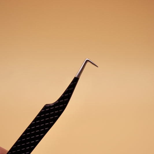 Curved Thin Boot Fibre Tweezer