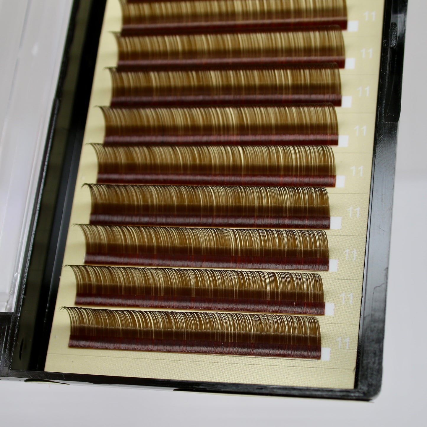 Brown Matte Individual Lashes Mixed Tray